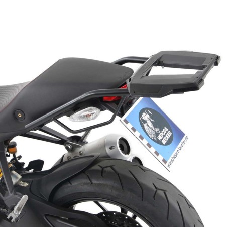 Portapacchi nero Hepco & Becker Alu Rack per Ducati Monster 1100 evo dal 2010