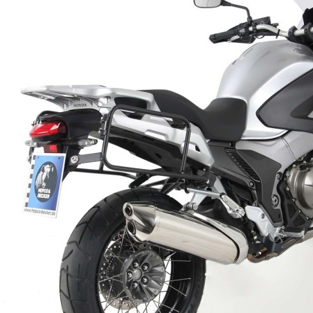 Coppia telai laterali neri Hepco & Becker Lock It per Honda Crosstourer dal 2012