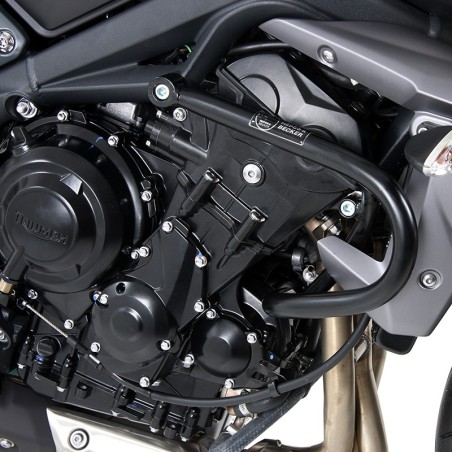 Paramotore nero Hepco & Becker per Triumph Street Triple 675/R dal 2013