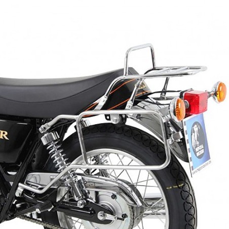 Portapacchi e telai laterali Hepco & Becker cromati per Yamaha SR 400 dal 2014