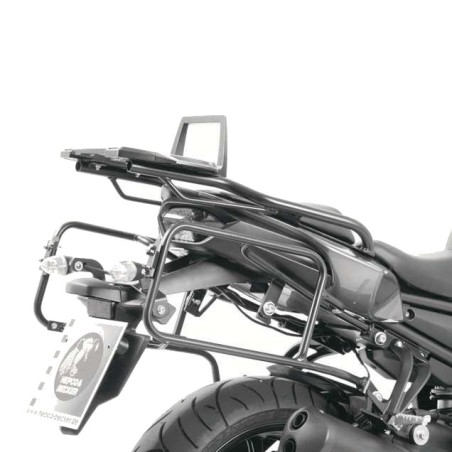 Coppia telai laterali neri Hepco & Becker Lock It per Yamaha FZ8 dal 2010