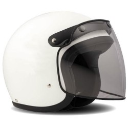 agv x70 riviera casco jet custom fibra + visiera bubble