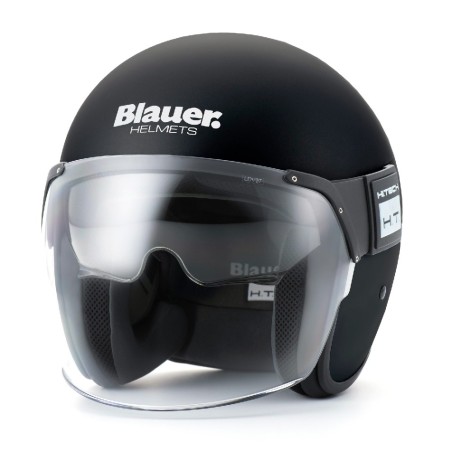 Casco Blauer POD Monochrome Black Matt, nero opaco