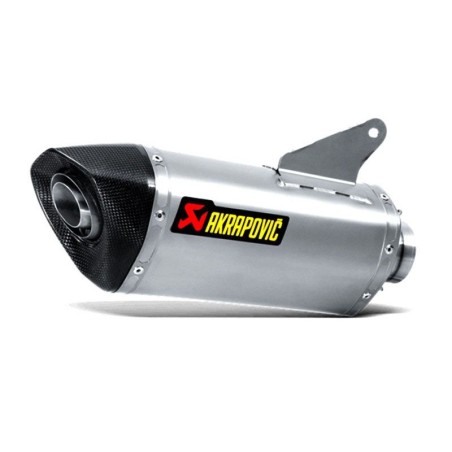 Marmitta Akrapovic Slip On Titanio omologata per Ducati Hypermotard e Hyperstrada 13-15