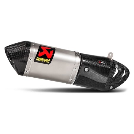 Marmitta Akrapovic Slip On Titanio omologata per Ducati Multistrada 1200S 15-16