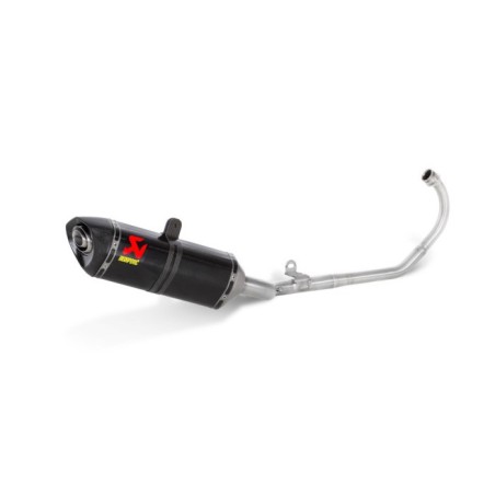 Marmitta Akrapovic Carbonio linea Evolution non omologata per Honda CBR125/150R 11-16