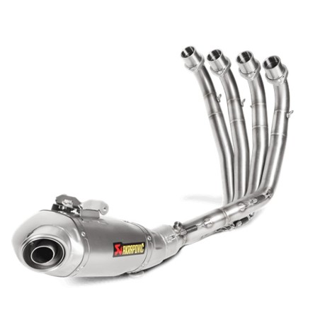 Marmitta Akrapovic Titanio linea Racing non omologata per Honda CB650F e CBR650F