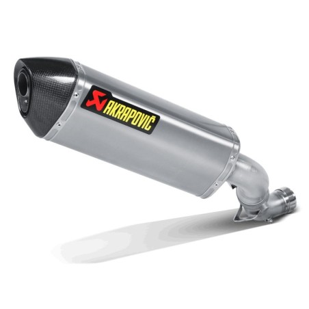 Marmitta alta Akrapovic Slip On Titanio omologata per Honda VFR1200F 10-15