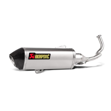 Marmitta Akrapovic linea Racing Inox omologata per scooter PCX 125/150 14-16