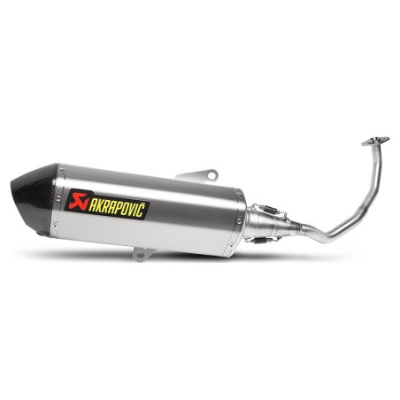 Marmitta Akrapovic linea Racing Inox omologata per scooter FORZA 125 15-16