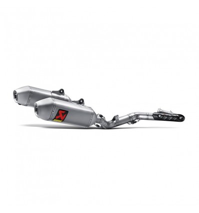 Coppia di marmitte Akrapovic Acciaio Inox non omologate per Honda CRF450R 15-16