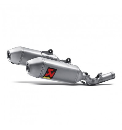 Marmitta Akrapovic Slip On Titanio non omologata per Honda CRF450R 13-16