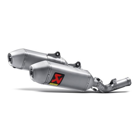 Marmitta Akrapovic Slip On Titanio non omologata per Honda CRF450R 13-16