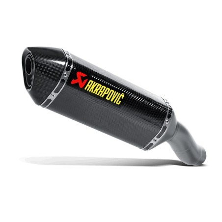 Marmitta Akrapovic Slip On Carbonio non omologata per Kawasaki ZX-6R e Zx-6R 636