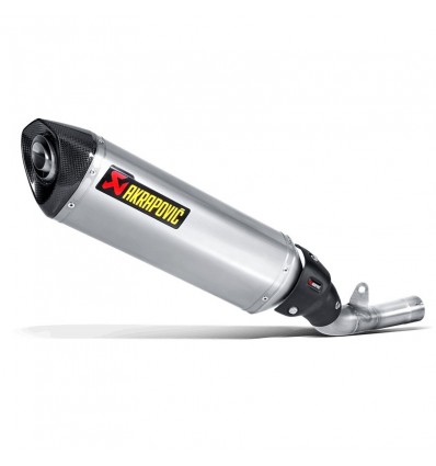 Marmitta Akrapovic Slip On Titanio omologata per Kawasaki Z800 13-16 depotenziata