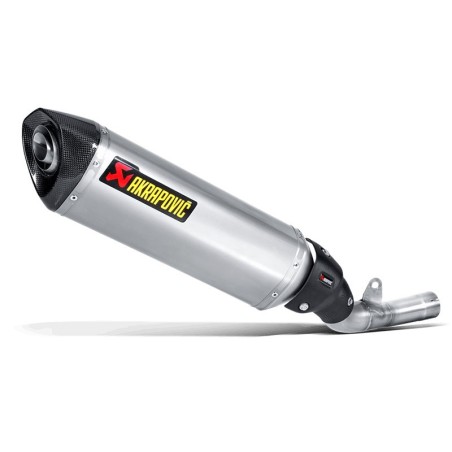 Marmitta Akrapovic Slip On Titanio omologata per Kawasaki Z800 13-16 depotenziata