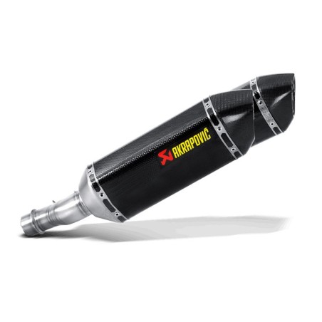 Coppia di marmitte Akrapovic Slip On Carbonio omologate per Kawasaki Z1000SX 14-16