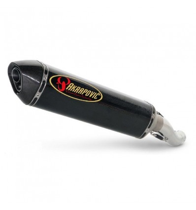 Marmitta Akrapovic Slip On Carbonio omologata per Kawasaki ZX-10R 04-05