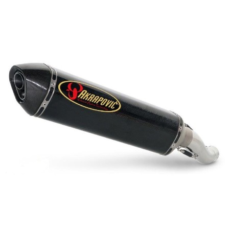 Marmitta Akrapovic Slip On Carbonio omologata per Kawasaki ZX-10R 04-05