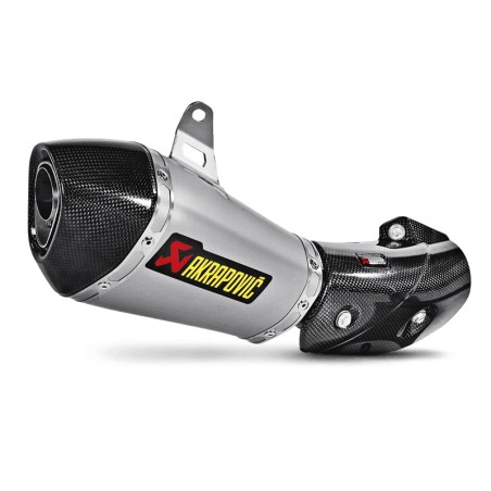 Marmitta Akrapovic Slip On Titanio omologata per Kawasaki ZX-10R 11-15