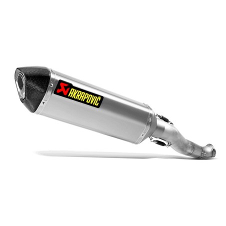 Marmitta Akrapovic Slip On Titanio omologata per Kawasaki ZX-10R 11-15