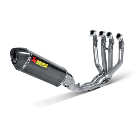 Marmitta Akrapovic Carbonio linea Evolution non omologata per Kawasaki ZX-10R 11-15