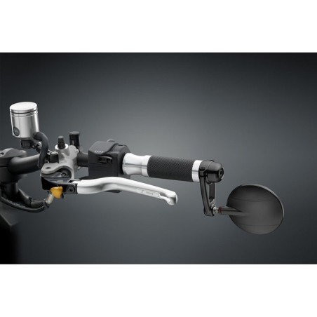 Specchietto universale biposizione Rizoma Spy-Arm diametro 94,5 mm nero