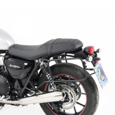 Telai laterali Hepco & Becker neri per Triumph Street Twin