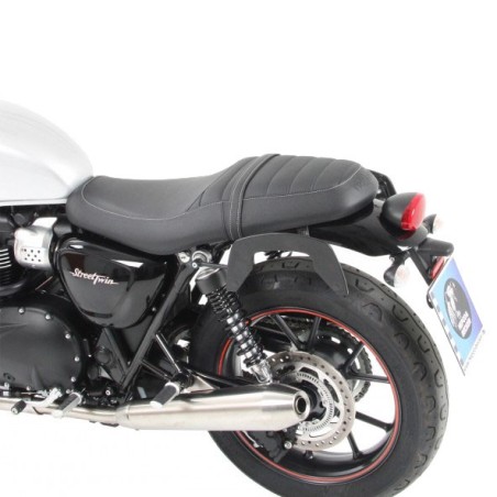 Telai laterali neri Hepco & Becker C-Bow system per Triumph Street Twin