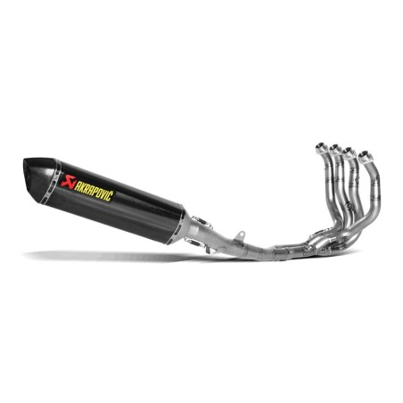 Marmitta Akrapovic Carbonio linea Racing non omologata per Kawasaki ZZR 1400 e ZX14R 08-11