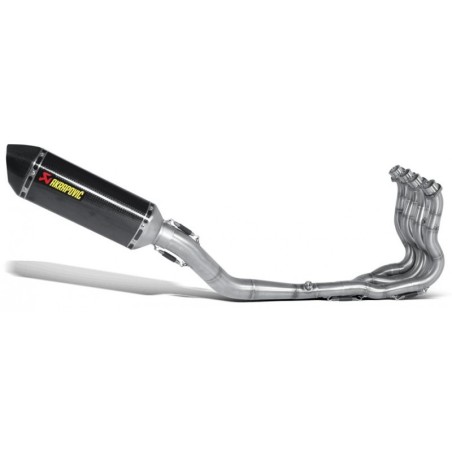 Marmitta Akrapovic Carbonio linea Racing non omologata per Suzuki GSF650 Bandit 09-15