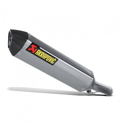 Marmitta Akrapovic Slip On Titanio omologata per Suzuki GSF650 Bandit 07-08 e GSF1250 Bandit 07-15