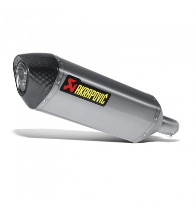 Marmitta Akrapovic Slip On Titanio omologata per Suzuki GSR750 11-16 e GSX-S750 15-16