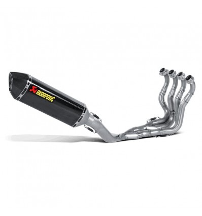 Marmitta Akrapovic Carbonio linea Racing non omologata per Suzuki GSX-R1000 09-11