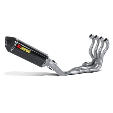 Marmitta Akrapovic Carbonio linea Racing non omologata per Suzuki GSX-R1000 09-11