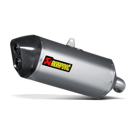 Marmitta Akrapovic Slip On Titanio omologata per Suzuki V-STROM 1000 14-16