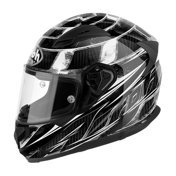 Casco integrale Airoh T 600 grafica Knife black gloss - Magazzini Rossi