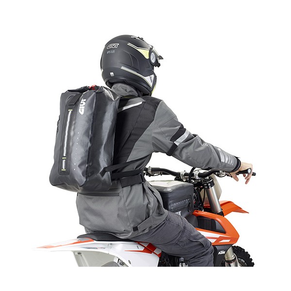 Zaino impermeabile Givi Gravel-T GRT701 da 25 lt nero - Magazzini Rossi