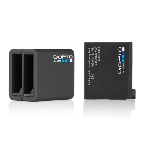 Carica batterie GoPro Dual Batery Charger per minicamere Hero4