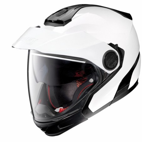 Casco Nolan N40-5 GT Classic N-COM metal white