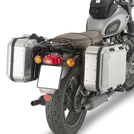 Portavaligie laterale Givi PL6410 per Triumph Bonneville T120