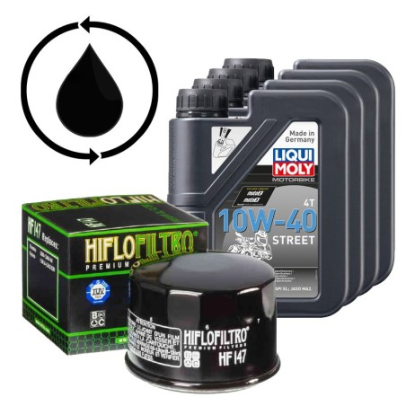 Kit per cambio olio su Moto Triumph Bonneville vari modelli