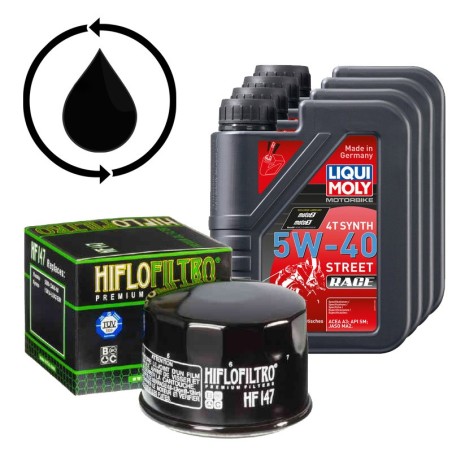 Kit per cambio olio su Moto Honda XL700V Transalp e XL1000V Varadero