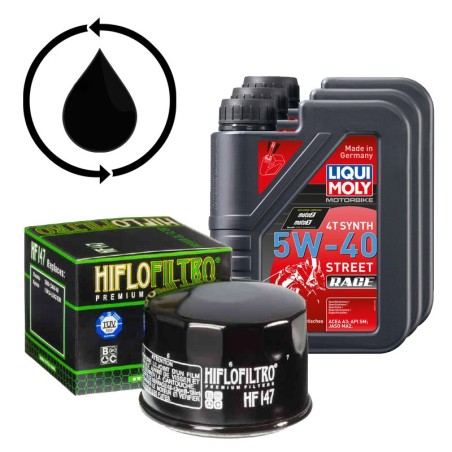 Kit per cambio olio su Moto Triumph Daytona 675