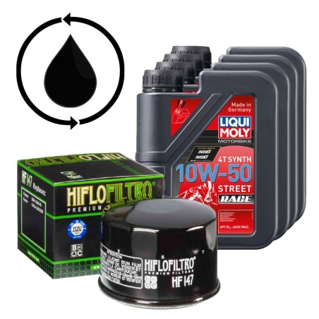 Kit per cambio olio su Moto Triumph Thruxton 2016