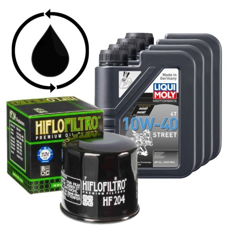 Kit per cambio olio su Moto Honda CBF 500