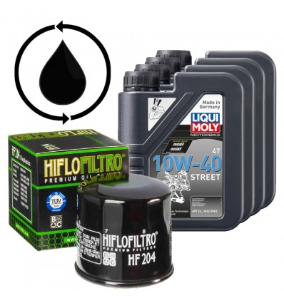 Kit per cambio olio su Moto Honda CBR 500R