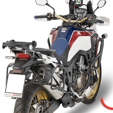 Portavaligie laterale a sgancio rapido Givi PLR1144 Monokey per Honda CRF 1000 Africa Twin