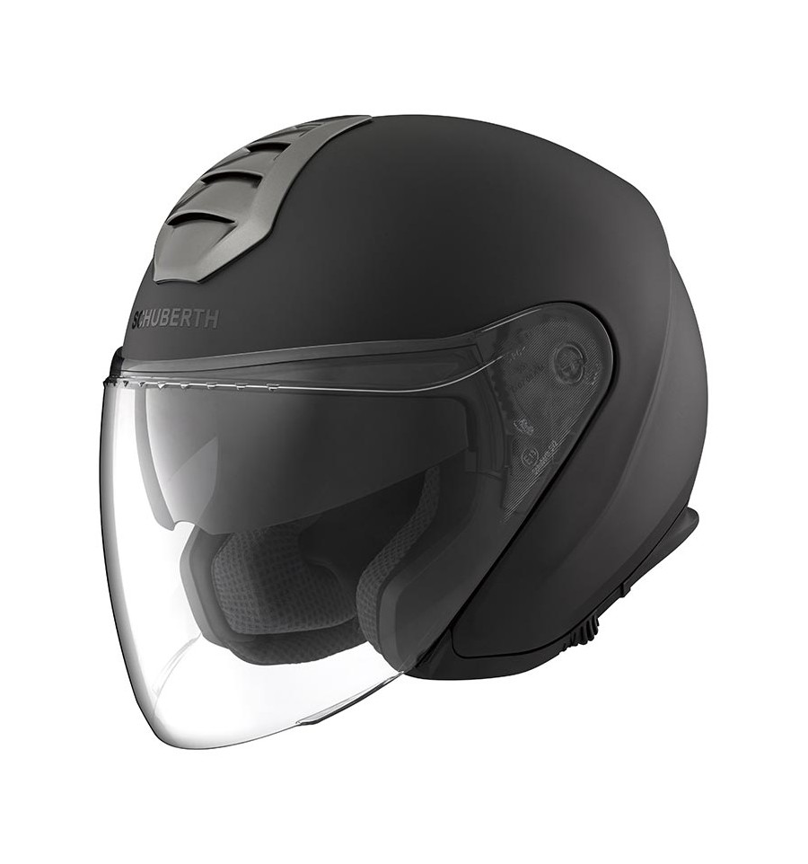 Casco Jet Schuberth M1 PRO Matt Black Nero Opaco visierino interno