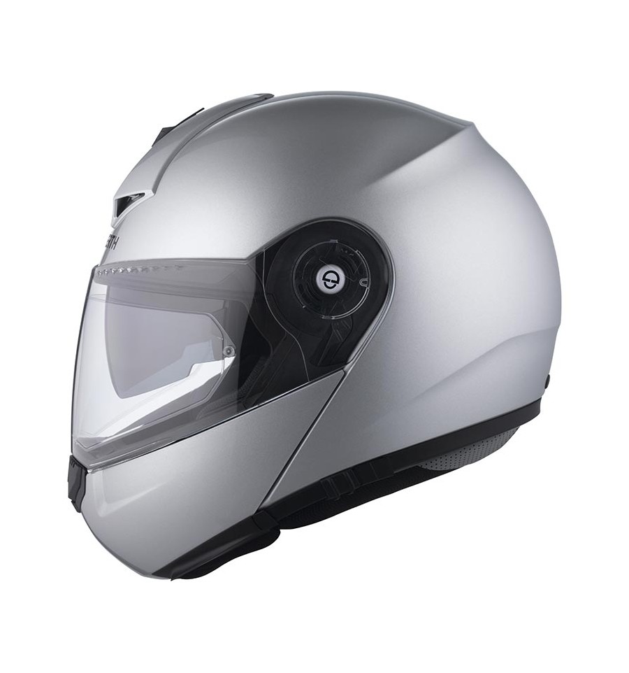 Casco apribile Schuberth C3 Pro monocolore Glossy Silver - Magazzini Rossi